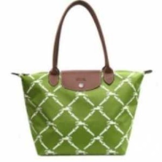 Longchamp soldes sorties Sac Le Pliage Grid Carreaux Vert